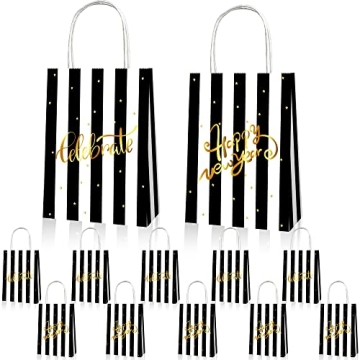 KatchOn Happy New Year Gift Bags Pack of 12 for 2025