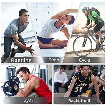 Men's Compression Shorts 3 Pack Quick Dry Sports Tight Shorts Soft Running Pants for Workouts, Training, Gym