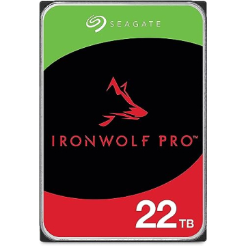 Seagate IronWolf Pro 22TB Enterprise NAS Internal HDD Hard Drive – CMR 3.5 Inch SATA 6Gb/s 7200 RP...