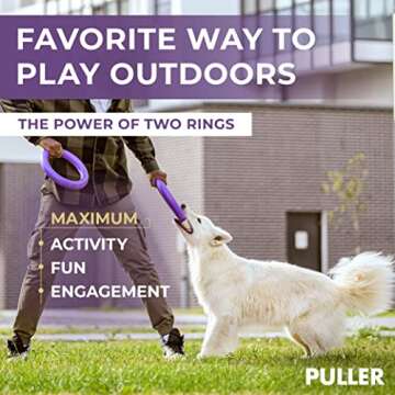 Puller Outdoor Dog Ring Toys for Fun & Fitness