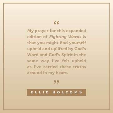 Fighting Words Devotional: Expanded Limited Edition