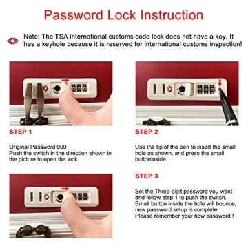 NZBZ Vintage Luggage Set Stylish Lightweight Travel Gear