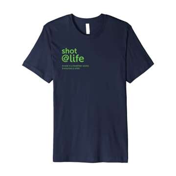 Shot@Life: Invest in a healthier world. Immunize a child. Premium T-Shirt