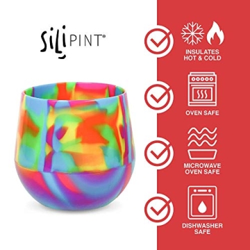 Silipint Unbreakable Silicone Wine Glasses - Perfect for Outdoors