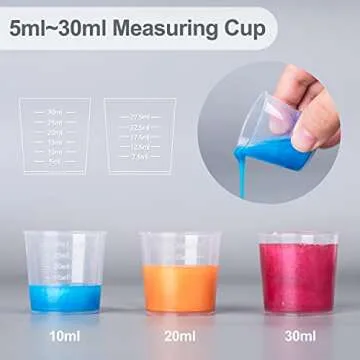 LET'S RESIN Epoxy Mixing Cups Kit - 200Pcs Ultimate Crafting Tools