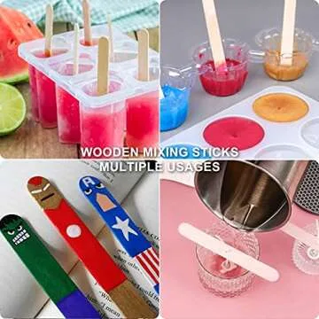 LET'S RESIN Epoxy Mixing Cups Kit - 200Pcs Ultimate Crafting Tools