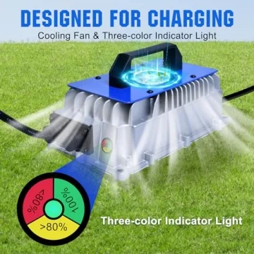 48V 100Ah Golf Cart Battery with Smart Charger