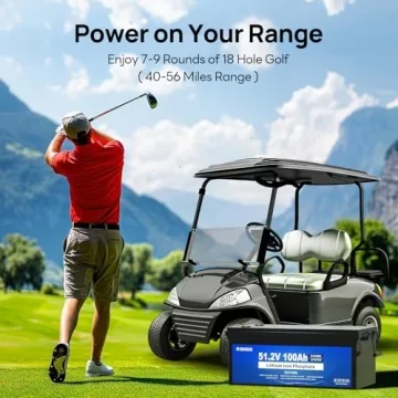 48V 100Ah Golf Cart Battery with Smart Charger