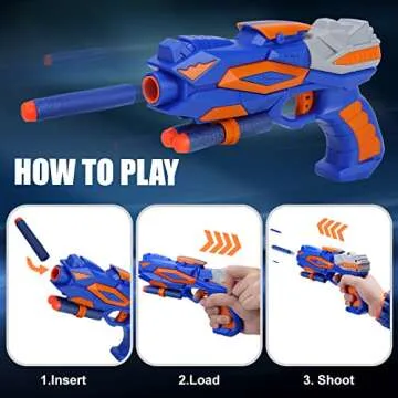 TOY Life Electronic Target Shooting Gun Set for Kids Age 8-12