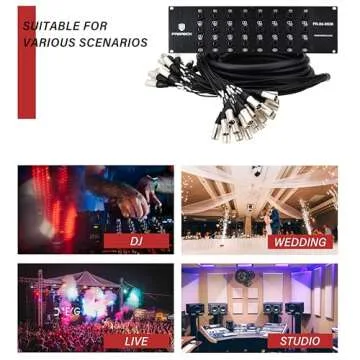 24-Channels PRORECK Snake Cable for Studios & Stages