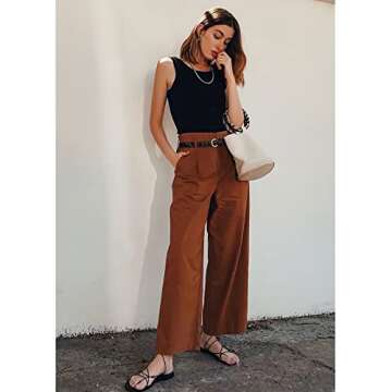 XZQTIVE 2 Pieces Women's Braided Leather Belts | Casual & Stylish Woven Belt