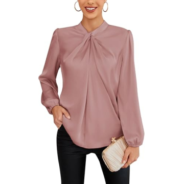 GRACE KARIN Satin Blouses for Elegant Spring Fashion