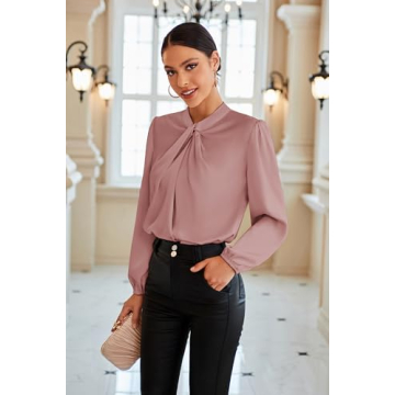 GRACE KARIN Satin Blouses for Elegant Spring Fashion