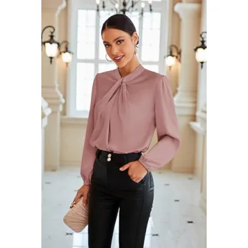 GRACE KARIN Satin Blouses for Elegant Spring Fashion