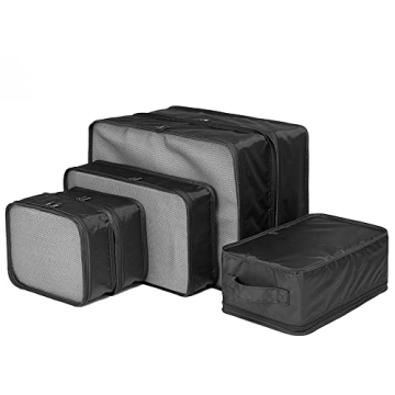 JJ POWER Travel Packing Cubes – Ultimate Luggage Organizers with Bonus Shoe Bag