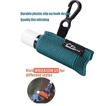 Secure Lip Balm Holder Keychain Set by WK IEASON