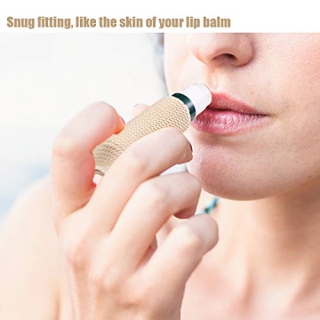 Secure Lip Balm Holder Keychain Set by WK IEASON