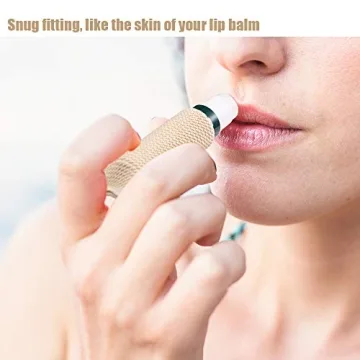 Secure Lip Balm Holder Keychain Set by WK IEASON