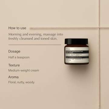 Aesop Camellia Nut Facial Hydrating Cream | Rich Hydration for Immediate Relief From Dryness | Nourshing Blend of Nut and Plant Extracts | 2.0 oz