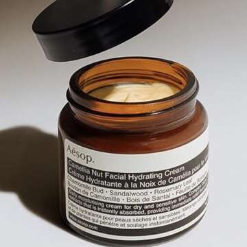 Aesop Camellia Nut Facial Hydrating Cream | Rich Hydration for Immediate Relief From Dryness | Nourshing Blend of Nut and Plant Extracts | 2.0 oz