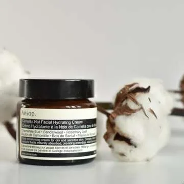 Aesop Camellia Nut Facial Hydrating Cream | Rich Hydration for Immediate Relief From Dryness | Nourshing Blend of Nut and Plant Extracts | 2.0 oz