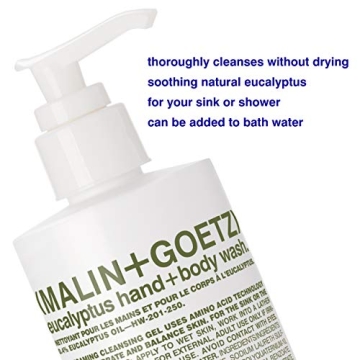MALIN+GOETZ Eucalyptus Luxury Hand + Body Wash 8.5 fl oz