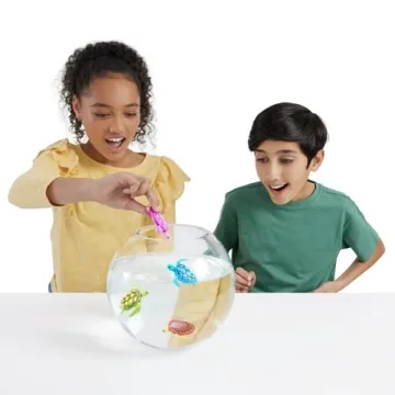 ROBO ALIVE Robo Turtle Robotic Swimming Turtle (Green + Pink) by ZURU Water Activated, Comes with Batteries, Exclusive (2 Pack)