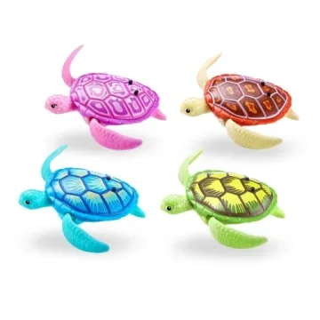 ROBO ALIVE Robo Turtle Robotic Swimming Turtle (Green + Pink) by ZURU Water Activated, Comes with Batteries, Exclusive (2 Pack)