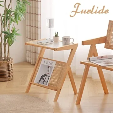 Furlide Rattan Side Table Eco-Friendly and Stylish Furniture