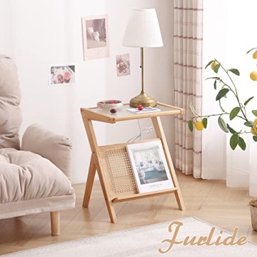Furlide Rattan Side Table Eco-Friendly and Stylish Furniture