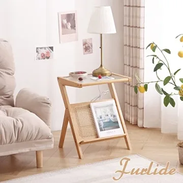 Furlide Rattan Side Table Eco-Friendly and Stylish Furniture