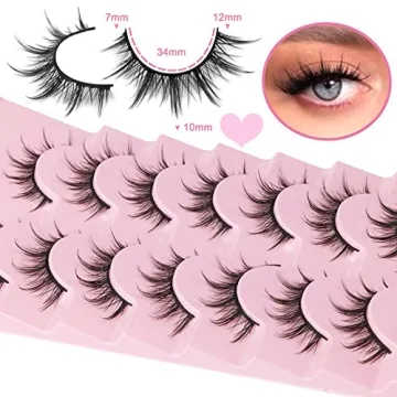 Manga Natural Look False Eyelashes for Anime Lovers