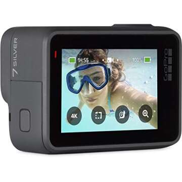 GoPro Hero7 Silver Bundle Float Handle, 64GB Memory Card and Ritz Camera Memory Card Reader