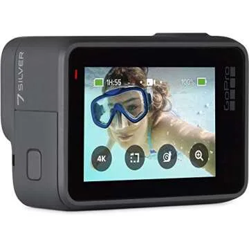 GoPro Hero7 Silver Bundle with 64GB Memory Card and Accessories