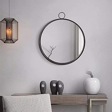 RiteSune 20 Inch Round Wall Mirror for Modern Decor