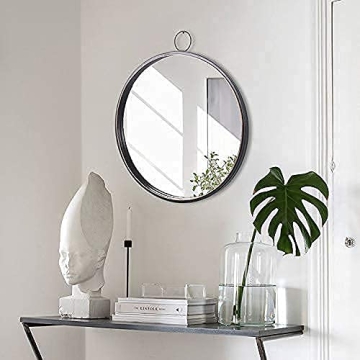 RiteSune 20 Inch Round Wall Mirror for Modern Decor