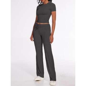 Chic AnotherChill Women's 2 Piece Lounge Set for Comfort