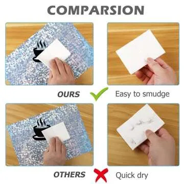 30 Sheets Holographic Sticker Paper A4 Size Printable Vinyl Sticker Paper Rainbow Vinyl Labels Paper Dries Quickly for Inkjet/Laser Printer (8.25" x 11.7")