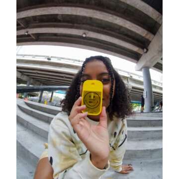 Touchland x Smiley® Hydrating Hand Sanitizer Spray, 3 x Limited Edition Mango Passion Scented Mists, 500-Sprays each, 1FL OZ (Set of 3)