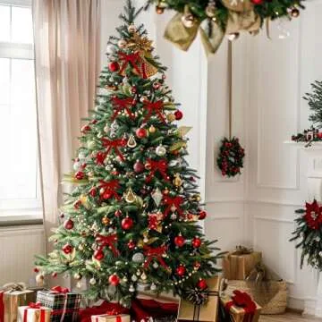 Red Velvet Ribbon 3/8 Inch 30 Yards Velvet Fabric Vintage Thin Valentines Ribbon for Choker Gift Wrapping Hair Bows Flower Bouquet Wedding Valentine's Day Mother's Day Decorations