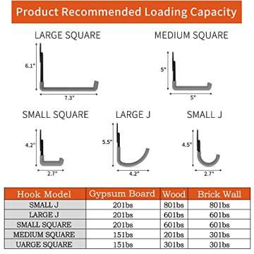 NETWAL Garage Hooks Heavy Duty 10 Pack Storage Bike Hooks for Garage Organization Power Tools,Ladders,Bulk Items-Gray