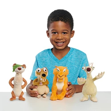 Ice Age Adventures 4-Piece Plush Toy Set for Kids