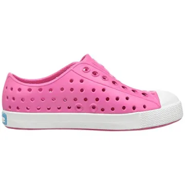 Native Jefferson Kids Water Shoes in Hollywood Pink White