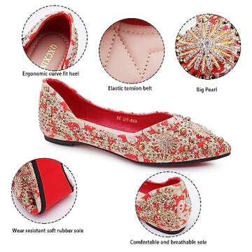 Comfortable Pointed Toe Flats for Women - Elegant & Stylish
