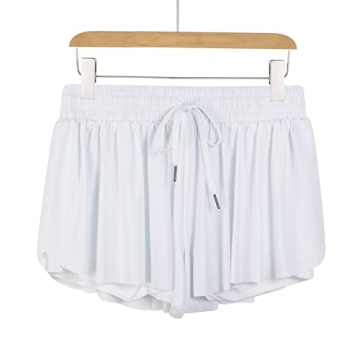 Flowy Women's Athletic Shorts Comfy Workout Lounge Skort