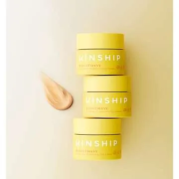 Kinship Brightwave Vitamin C Energizing + Brightening Eye Cream - Reduce Dark Circles & Puffiness - Diminishes Fine Lines & Under Eye Bags - Hydrating w/Antioxidants - Fragrance Free (0.5 Oz)