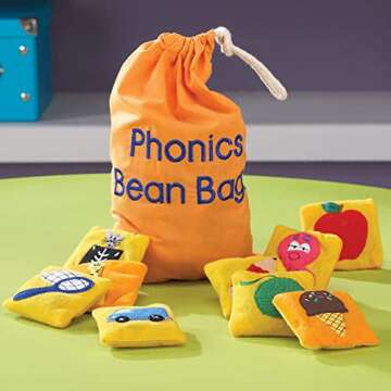 Educational Insights Phonics Beanbags, Learn Letter Sounds, Toddler Toys, Preschool Toys