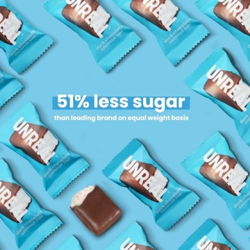 UNREAL Dark Chocolate Coconut Bars - Vegan, Low Sugar Treat