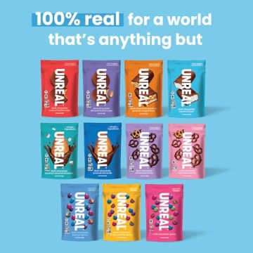 UNREAL Dark Chocolate Coconut Bars - Vegan, Low Sugar Treat