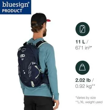Osprey Talon 11L Men’s Hiking Backpack - Versatile Lightweight Companion